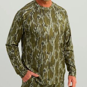 Nomad Mirage Long Sleeve Camo Crew Outdoor Shirt / Mens Size Medium